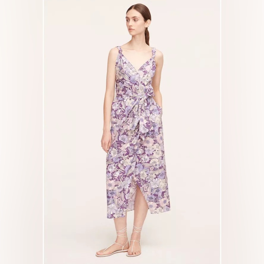 NWT! Rebecca Taylor Poppy Field Wrap Dress Size 6